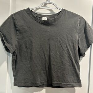 Sunday Best Charcoal Crop Top